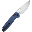 J1952BU CJRB Acacia Crossbar Lock Pocket Knife Blue 