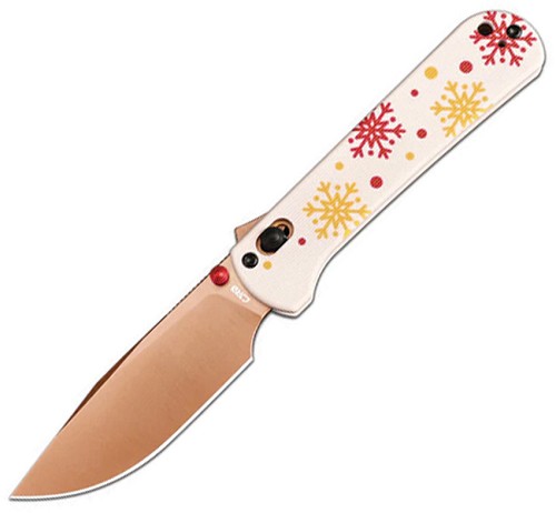 CJRB Bolt Recoil Lock Pocket Knife Snowflake - J1960MWH 