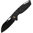 Kansept Knives Model 6 Framelock Pocket Knife Shred Carbon Fiber - K1022A6 