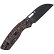 K1023A4 Kansept Convict Framelock Pocket Knife Copper Carbon Fiber 