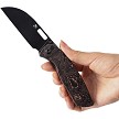 K1023A4 Kansept Convict Framelock Pocket Knife Copper Carbon Fiber 