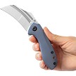 K1031A3 Kansept KTC3 Linerlock Pocket Knife Blue Titanium 