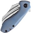 K1031A3 Kansept KTC3 Linerlock Pocket Knife Blue Titanium 