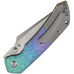 Kansept Fenrir Top Linerlock Pocket Knife Crystalized Titanium - K1034H2 