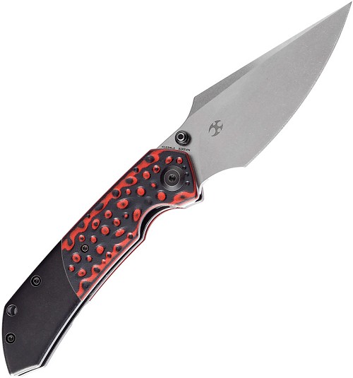Kansept Knives Fenrir Framelock Pocket Knife Red Left - K1034L2 