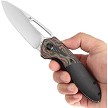 K1075A1 Kansept Thoth Bolster Lock 80s Camo Framelock Pocket Knife 
