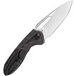 K1075T1 Kansept Thoth Bolster Lock Purple Haze Framelock Pocket Knife 