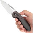 K1075T1 Kansept Thoth Bolster Lock Purple Haze Framelock Pocket Knife 