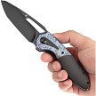 K1075T4 Kansept Thoth Bolster Lock Lightning Framelock Pocket Knife 