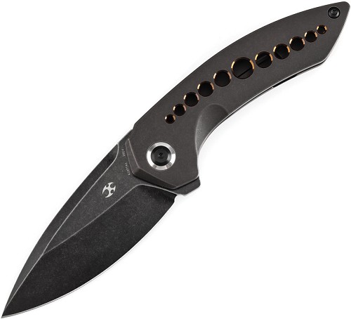 Kansept ODD 21 Framelock Pocket Knife Black SW - K1077A1 