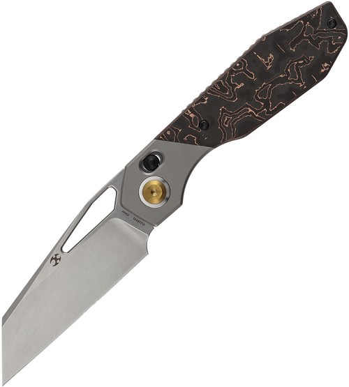 Kansept QTRO Crossbar Lock Pocket Knife Copper Foil - K1118VA1 