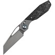 Kansept QTRO Crossbar Lock Pocket Knife Shredded Carbon Fiber - K1118VA3 