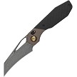 Kansept QTRO Crossbar Lock Pocket Knife Twill Carbon Fiber - K1118VH2 