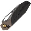 Kansept QTRO Crossbar Lock Pocket Knife Twill Carbon Fiber - K1118VH2 