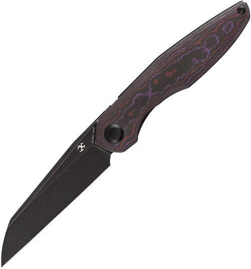 Kansept Halide Linerlock Pocket Knife Purple Carbon Fiber - K1136A3 