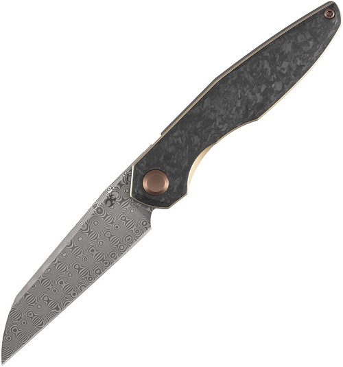 Kansept Halide Linerlock Pocket Knife Shred Carbon Fiber - K1136A6 