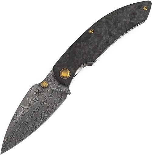 Kansept Falk Linerlock Pocket Knife Shred Carbon Fiber - K1142A1 