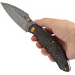 Kansept Falk Linerlock Pocket Knife Shred Carbon Fiber - K1142A1 
