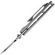 K2015A1 Kansept Little Main Street Linerlock Pocket Knife 