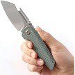 K2048A3 Kansept Rafe Linerlock Pocket Knife Green Micarta 