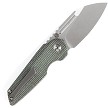K2048A3 Kansept Rafe Linerlock Pocket Knife Green Micarta 