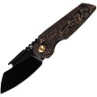 Kansept Rafe Linerlock Pocket Knife Copper Carbon Fiber - K2048A5 