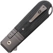 KARB102 KARBON Ahoy Framelock Pocket Knife Black Micarta 