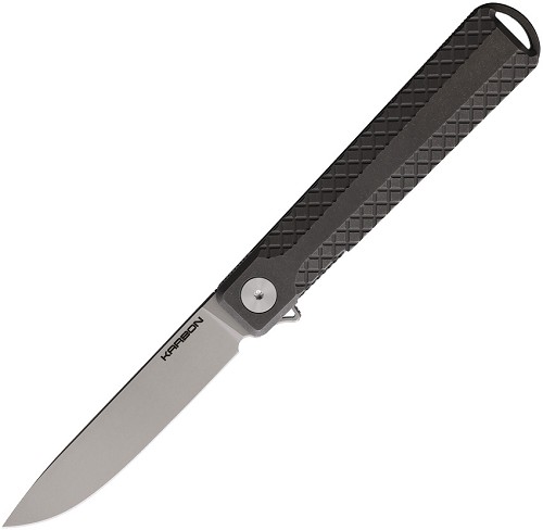 KARBON Beatnik Framelock Pocket Knife 20CV Titanium - KARB110 