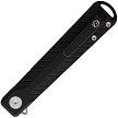 KARB111 KARBON Beatnik Framelock Pocket Knife 14C28 Black 