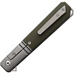 KARB114 KARBON Flatline Framelock Pocket Knife OD Green G10 154CM 