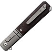 KARB115 KARBON Flatline Framelock Pocket Knife Red/Black Carbon Fiber 