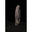 KARB120 KARBON Buck Horn Framelock Pocket Knife Aluminum Black 