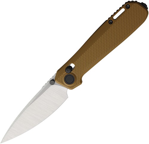 KARBON Terminal Pocket Knife Brown G10 14C28N - KARB124 