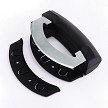 KD0433 KitchenDAO Dual Blade Mezzaluna Chopper 