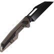 Ketuo Akimbo Framelock Pocket Knife Bronze Stonewash - KETM0121 