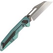 Ketuo Akimbo Framelock Pocket Knife Teal Bead Blast - KETM0122 