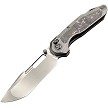 Ketuo Triad Button Linerlock Pocket Knife Purple Carbon Fiber - KETM0134 