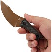 Kansept Niko Fixed Blade Knife Twill Carbon Fiber - KG004A9 