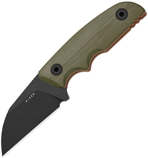 Kizer Snick Fixed Blade Knife Green G10 - KI1085A3 