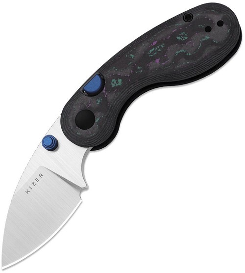 Kizer Microbe Button Linerlock Carbon Fiber - KI2742A4 