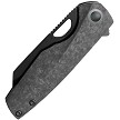 KI3628A2 Kizer Sparrow Framelock Pocket Knife Marble Carbon Fiber 