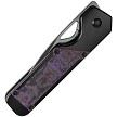 KI3634A2 Kizer Cutlery Militaw Framelock Pocket Knife Fat Carbon 