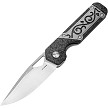 Kizer Cutlery Mini Militaw Framelock Pocket Knife Carbon Fiber - KI3634SA4 