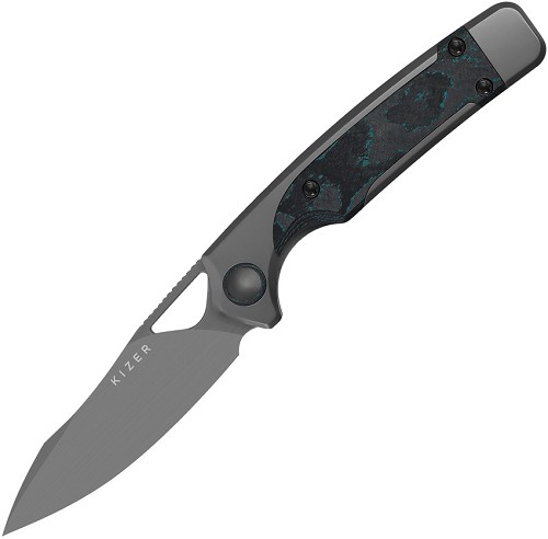 Kizer Ara Linerlock Pocket Knife Brittany Blue - KI3729A2 