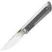 Kizer Quoll Framelock Pocket Knife Rainbow Damascus - KI3733A1 