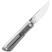 Kizer Quoll Framelock Pocket Knife Rainbow Damascus - KI3733A1 