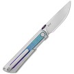 Kizer Quoll Framelock Pocket Knife Crystal Titanium - KI3733A2 