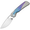 Kizer Topsail Framelock Pocket Knife Crystal Titanium - KI3735A1 
