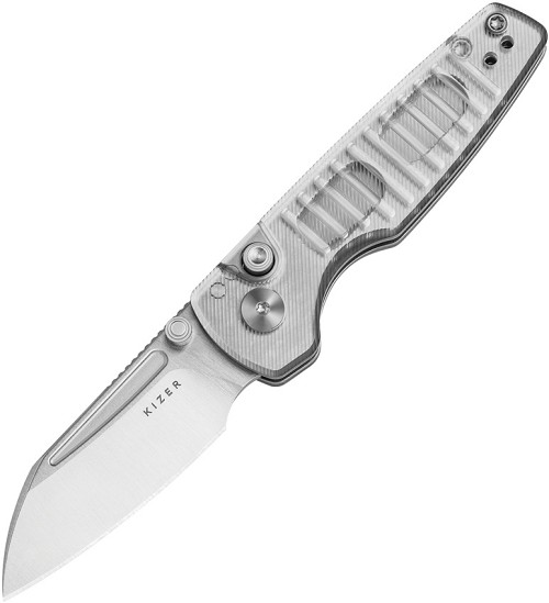 Kizer Parakeet Button Lock Pocket Knife Acrylic - KIV2706A2 