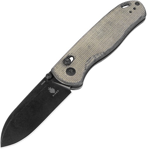 Kizer Cutlery Drop Bear Axis Lock Pocket Knife Micarta - KIV3619C4 
